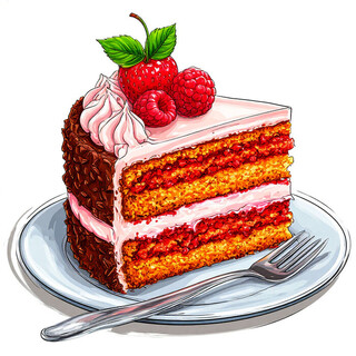 Торт с ягодами