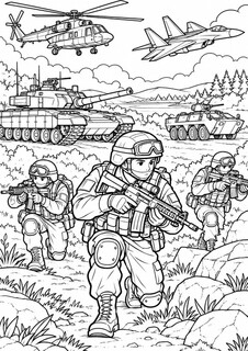 Солдаты и военная техника Солдаты и военная техника